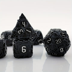 7pcs Metal Polyhedral Dice Set Christmas Gift