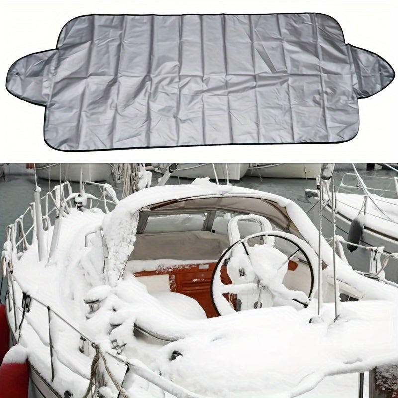 Winter Car Boat Snow Cover Foldable Windshield Sunshade Ice Cover