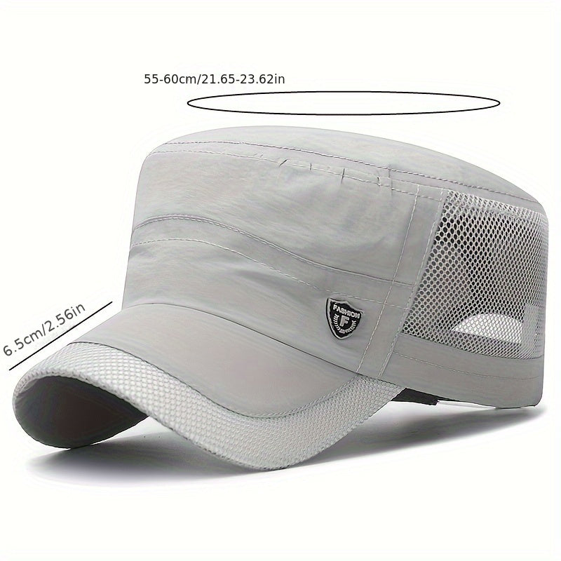 Men's Outdoor Sun Hat Breathable Mesh Cap