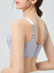 Lace Wireless Bra Full Coverage Breathable Women's Lingerie