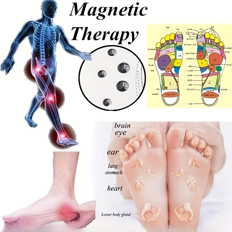 Magnetic Massage Insoles Foot Acupressure Shoe Pads Therapy