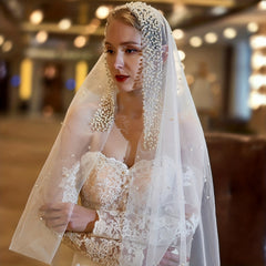 Baroque Wedding Veil With Comb Bride Cathedral Veil Long Veil Wedding Decal