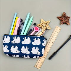 Creative Forest Pencil Bag Floral Canvas Student Pencil Bag