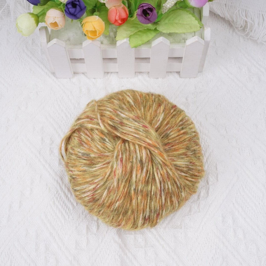 Alpaca Wool Yarn Colorful Wool Yarn for Hand Knitting Scarf Coat DIY