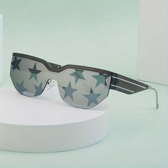 Men's UV Resistant Star Pattern Sunglasses with Box