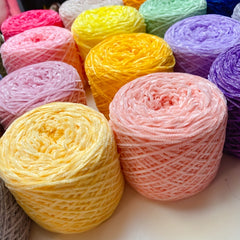 1pc 2mm Golden Velvet Chenille 100% Polyester DIY Crochet Hand Knit