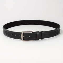 Embossed PU Men's Belt Casual Leather Belt