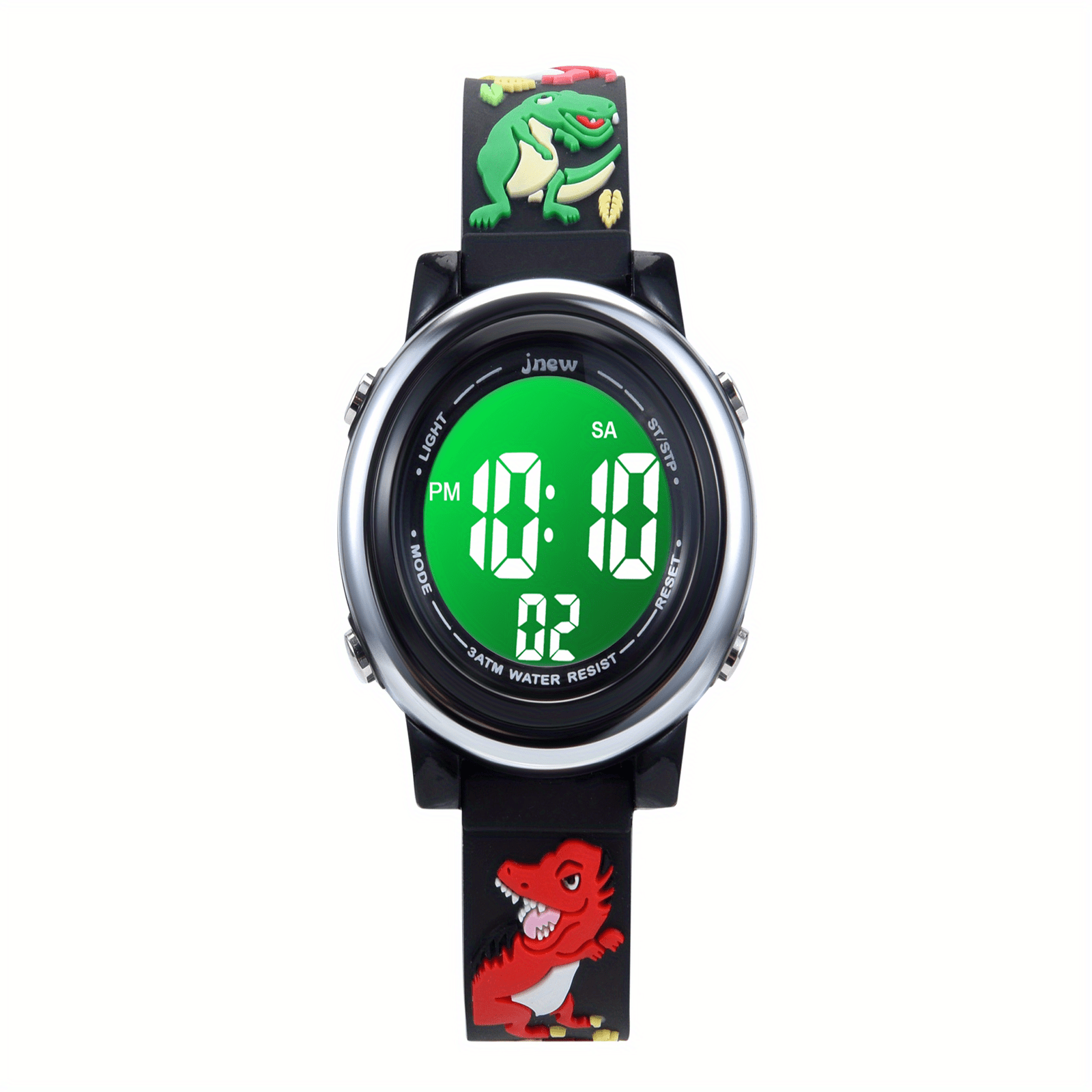 Cartoon Dinosaur LED Watch for Kids - Fun Gift for Boys and Girls