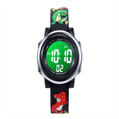 Cartoon Dinosaur LED Watch for Kids - Fun Gift for Boys and Girls