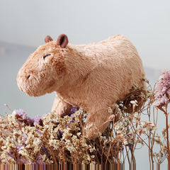 Soft Brown Plush Capybara Rodent Stuffed Animal Great for Kids
