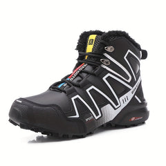 Men's Plush Lining Snow Boots Anti Slip Thermal Platform Winter Boots