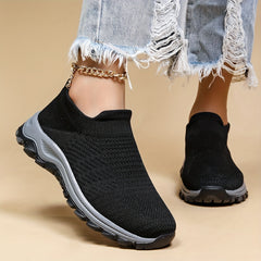 Breathable Slip On Mesh Sneakers Women's Footwear