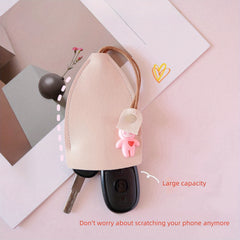 Art Cartoon Key Bag Lightweight Key Protection Cover Car Key Bag Keychain