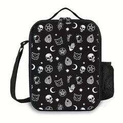 Funny Skeleton Insulated Lunch Bag Ice Pack Waterproof Picnic Bag