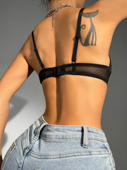 Colorblock Push Up Bra Comfy & Breathable Women's Lingerie