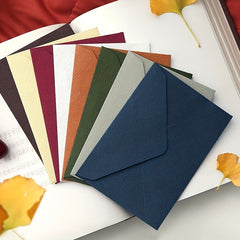 Linen Woven Retro Envelope Greeting Card Stationery Collection