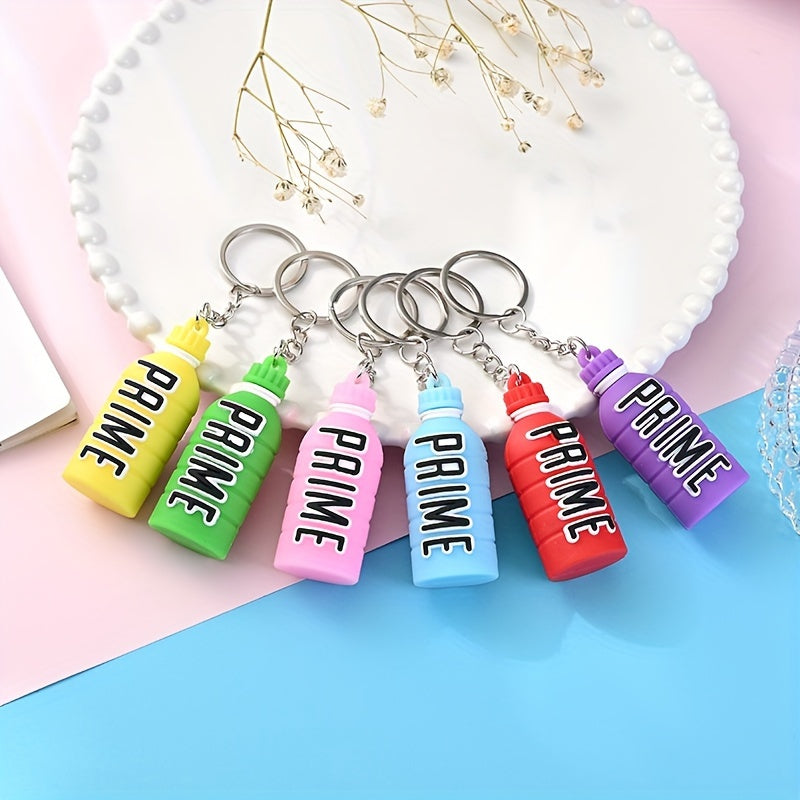 Drink Bottle Keychain Water Bottle Keyring Bag Pendant