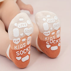 5 Pairs Baby Girls Anti-Skid Non-Slip Floor Socks