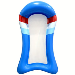 1pc 145 Inflatable Lounge Chair Water Floating Bed for Pool & Beach