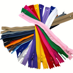 5pcs 9.8" Nylon Zippers for Sewing Crafts - DIY Clothing Decoration