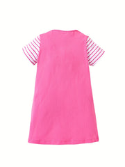 Baby Girls Cartoon Print Dress Clothes