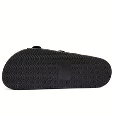 Men's Buckle Slide Sandals Non Slip Casual Open Toe Outdoor Beach Shoes