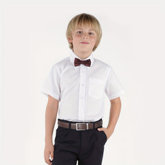 Classic PU Leather Double Sided Adjustable Waist Belt for Boys