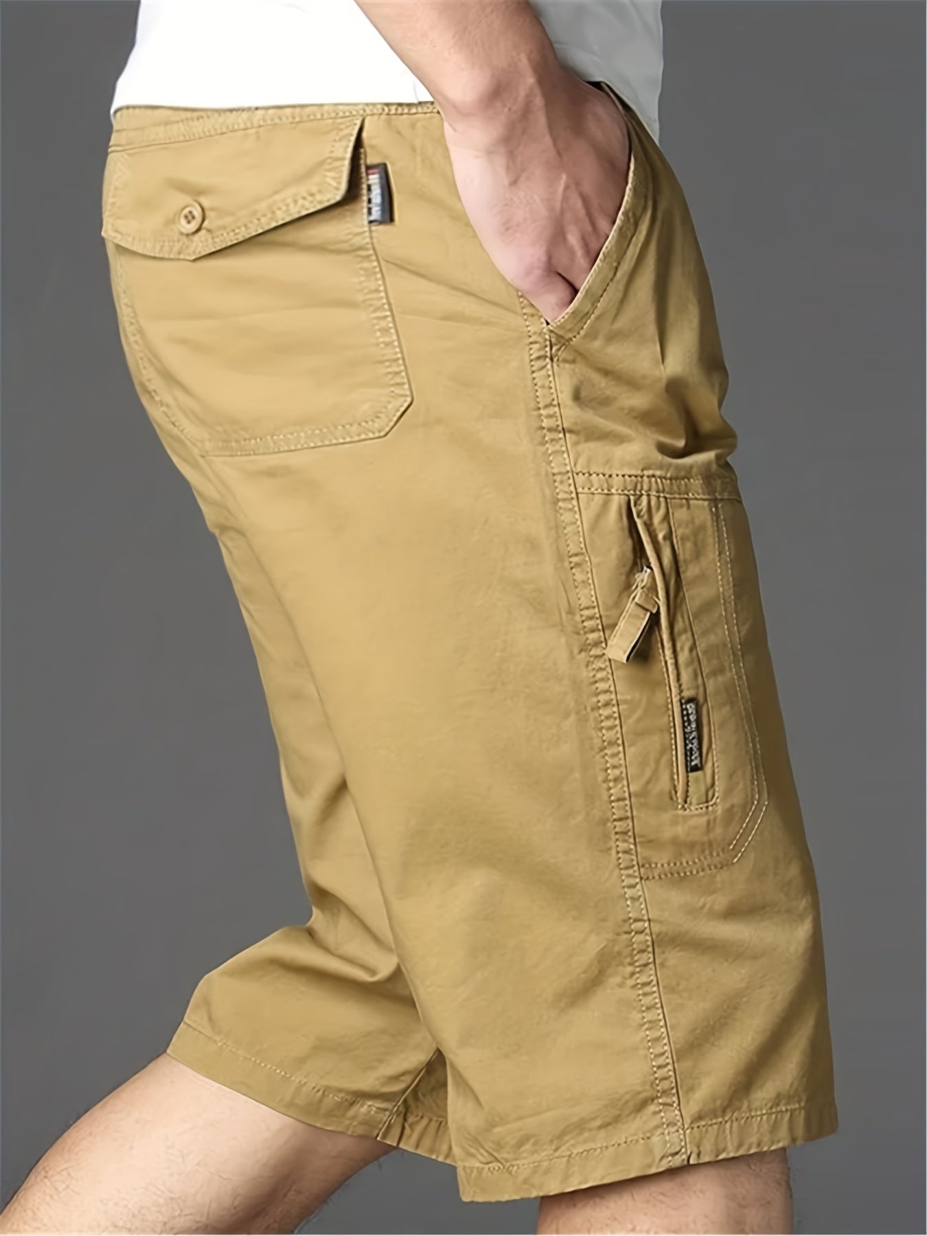 Men's Cotton Cargo Shorts Loose Casual Pants For Summer