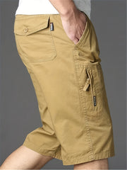 Men's Cotton Cargo Shorts Loose Casual Pants For Summer