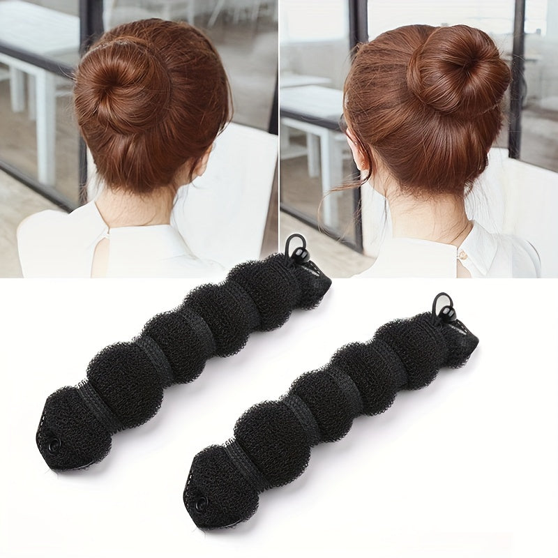 Retro Bun Magic Hair Styler Hair Donut Bun Ring for Women Lady Girls
