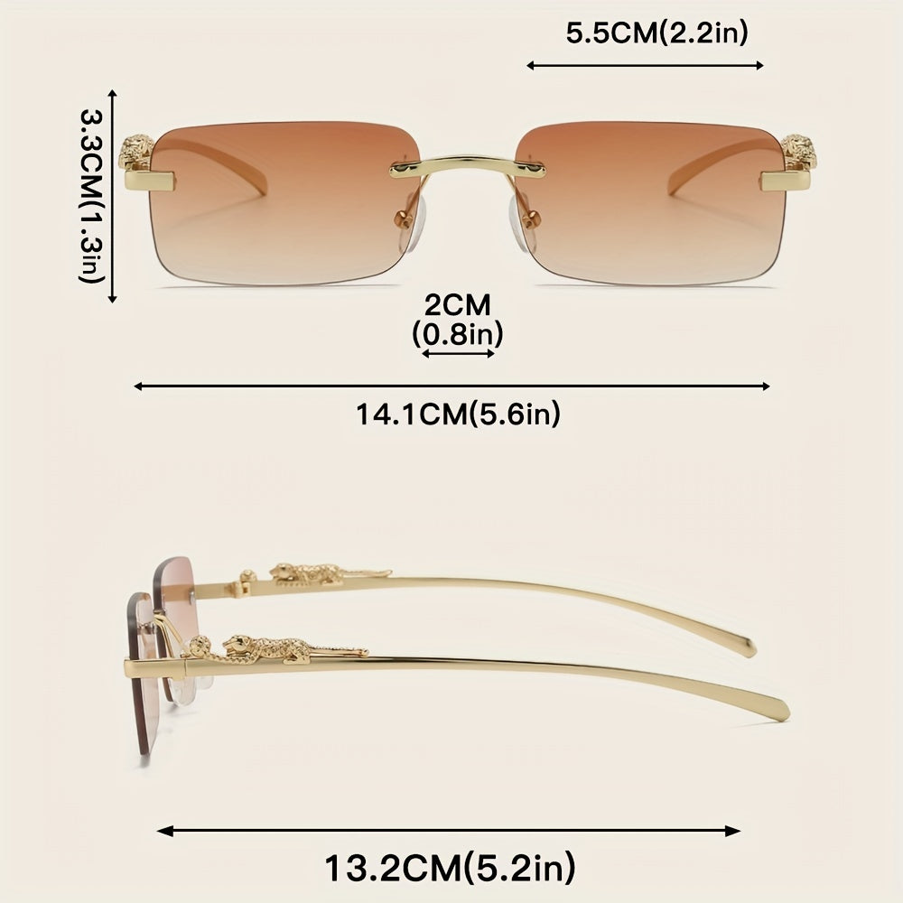 Rectangular Sunglasses Summer Holiday Shades