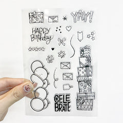 Birthday Decoration Silicone Stamp Set