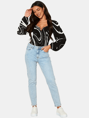 Slim Fit Mom Jeans Slash Pockets Non Stretch Button Closure Denim Pants