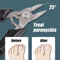 Heavy-Duty Nail Clippers with Curved Blades and Covers for Outdoor Use