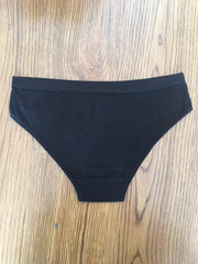 6pcs Solid Bow Tie Briefs Low Waist Stretchy Panties Women's Lingerie