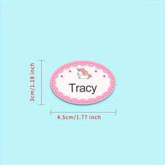 Custom Iron on Name Labels for Clothes Personalized Marking 12-36pcs