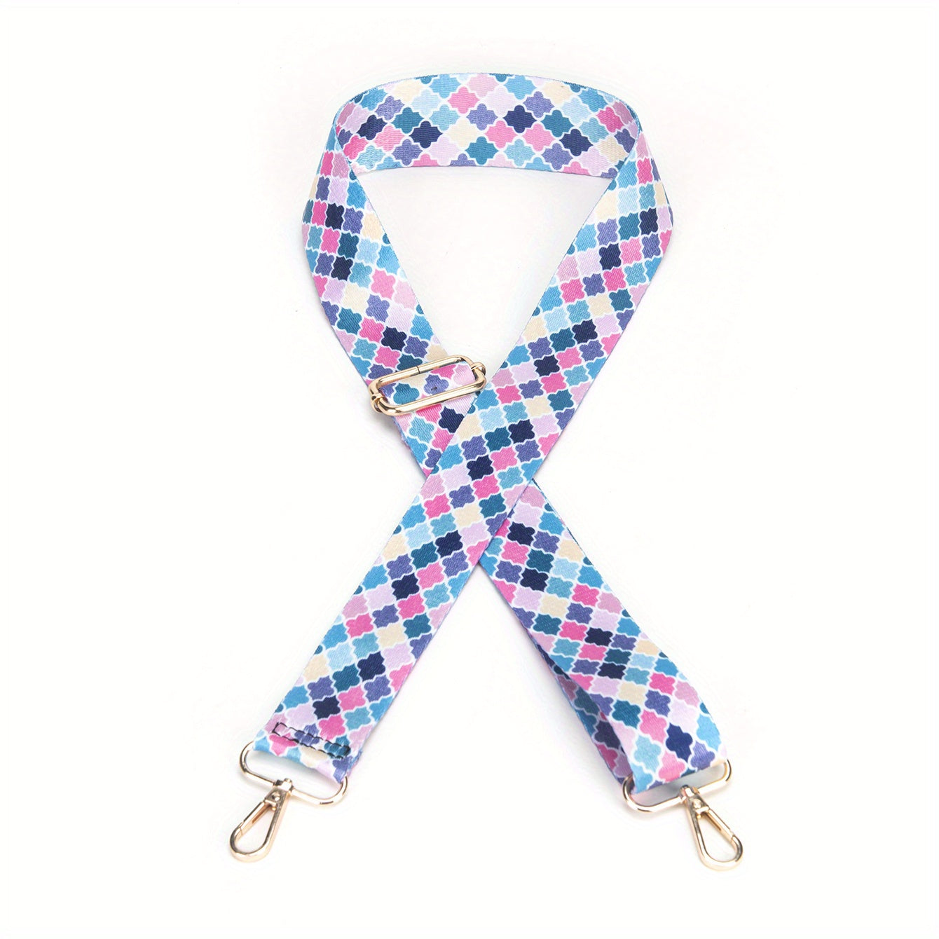 Floral Pattern Adjustable Shoulder Strap Colorful Purse Strap