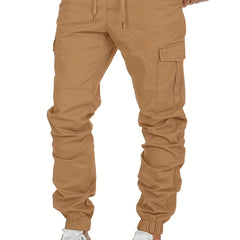 Men's Cargo Pants Relaxed Fit Drawstring Jogger