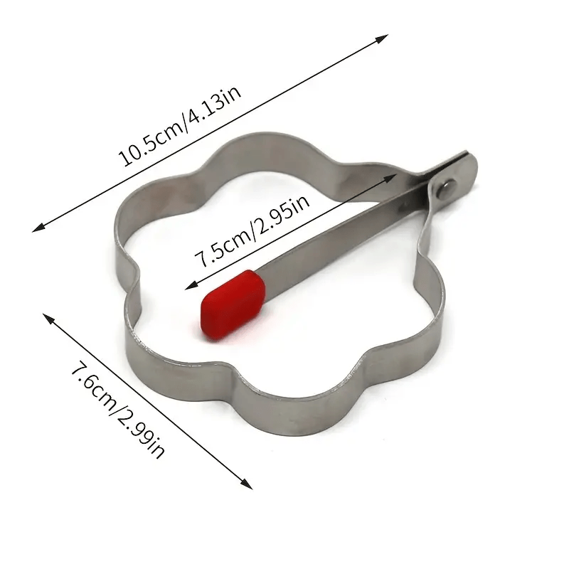 1pc Stainless Steel Omelet Set Heat Circle Type