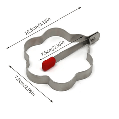 1pc Stainless Steel Omelet Set Heat Circle Type