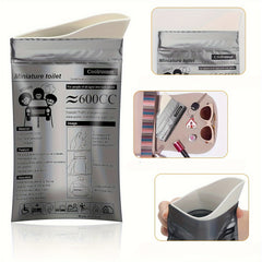 4pcs Camping Disposable Urinals & Vomiting Bags Portable Toilet Bag