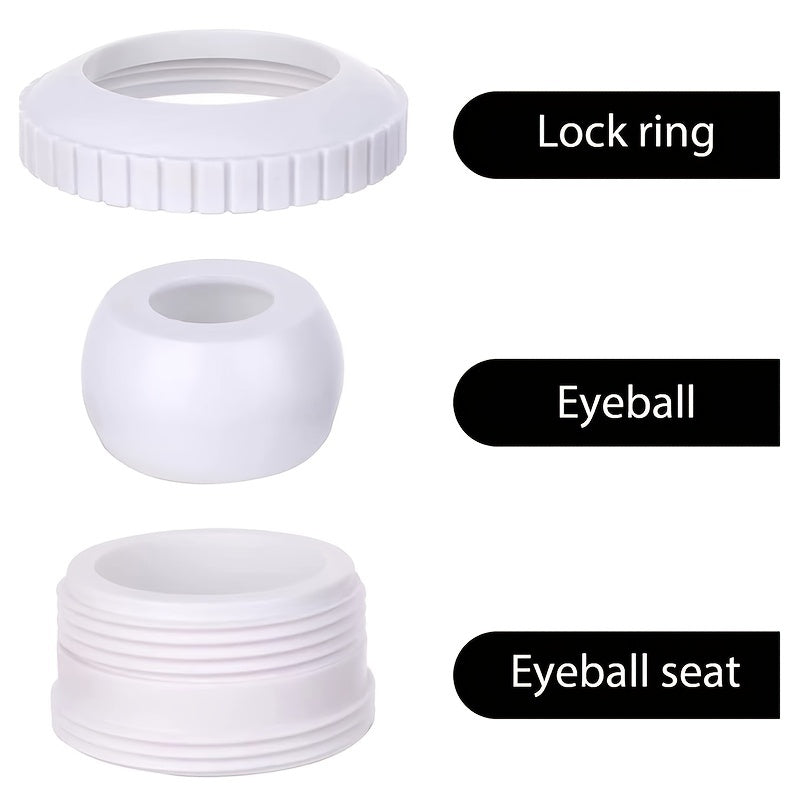 Swimming Pool Eyeball Nozzle Flow Inlet Fitting Directional Flow Inlet Fitting
