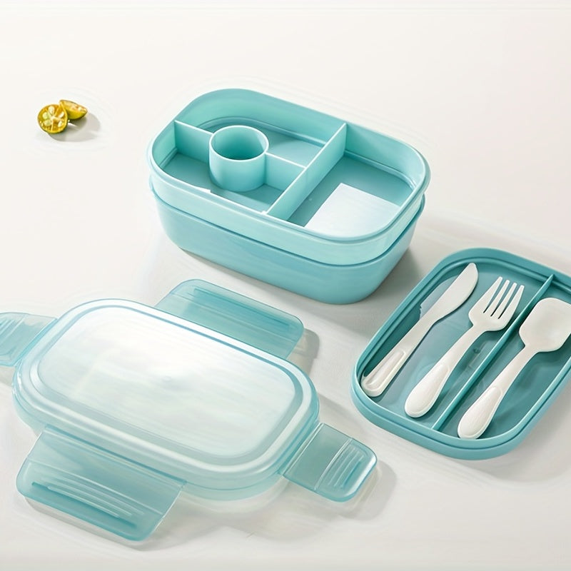 Leak Proof Bento Box Lunch Container with Utensil Set