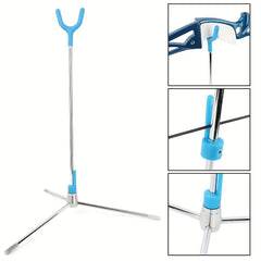 Portable Archery Recurve Bow Stand Holder Folding Rack