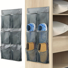 Wall Mounted Shoe Bag for 6 Pairs of Sports Shoes