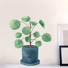 Green Leaves Wall Decal Peel And Stick Removable Sticker