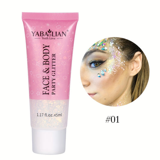 Summer Slay Mermaid Body Glitter Gel No Glue Needed