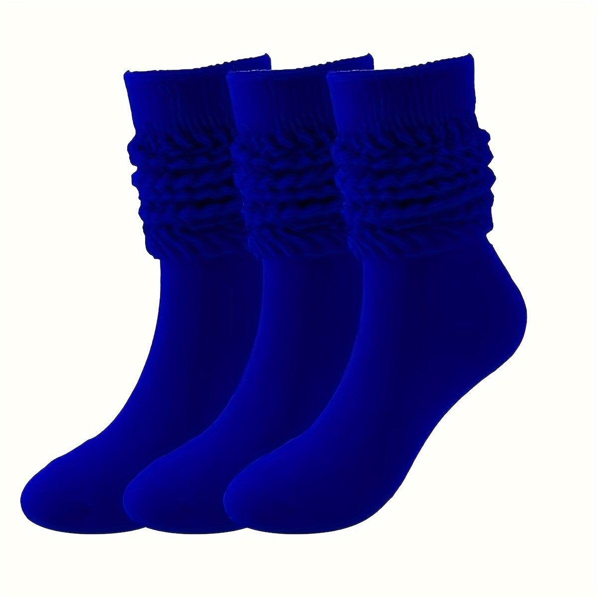 Men's Candy Crew Socks Breathable Comfy Casual Unisex Socks - 3 Pairs