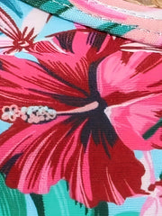 Tropical Plants 3pcs Swimsuit Set Girls Bathing Suit Summer Gift