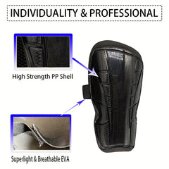 Football Shin Guards With Straps Lightweight Soccer Shin Pads
